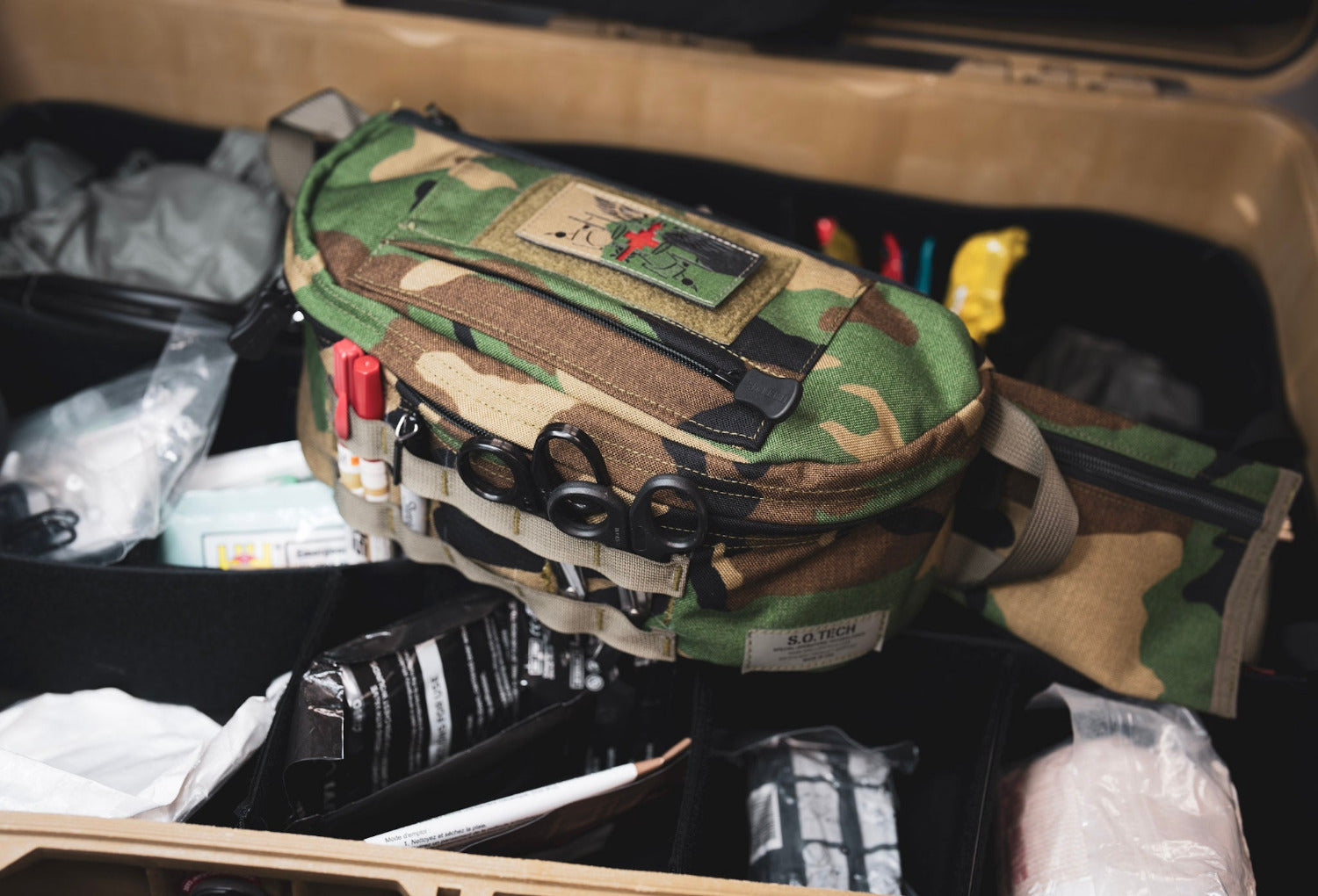 Go Bag, Mini, A1 M81 Woodland – S.O.Tech Tactical