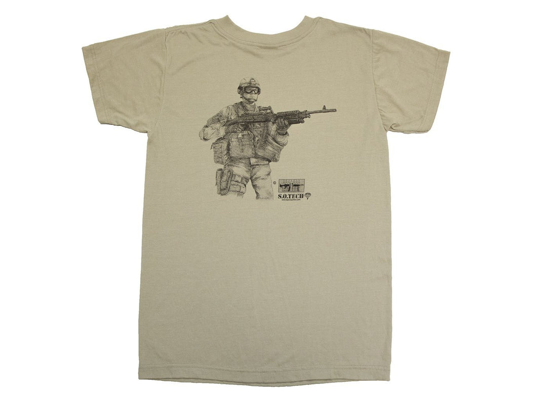 Symbology T-Shirt, Medium Machine Gunner