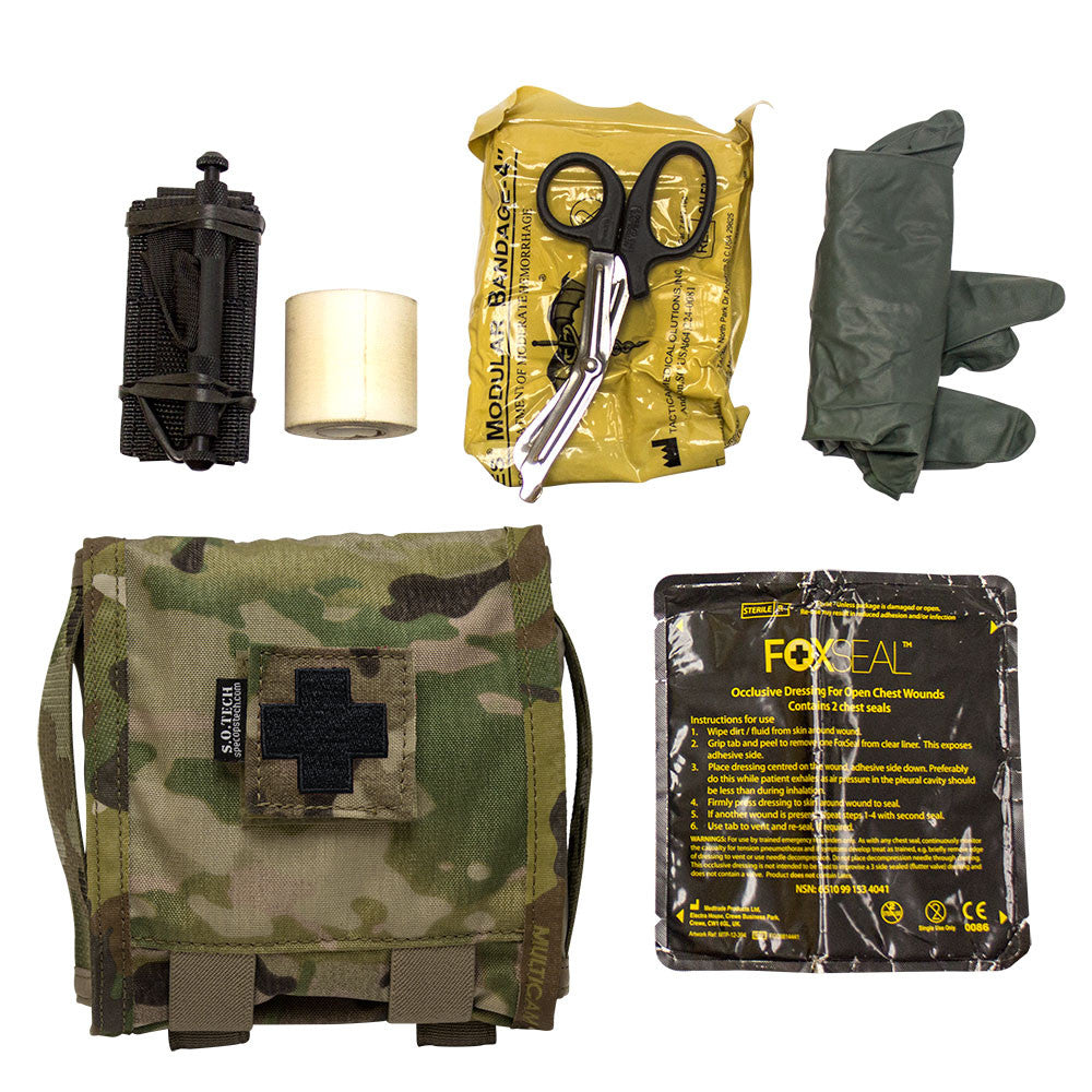 Speed Clip LASD IFAK Pouch, Thigh, Belt, Vest Kit – S.O.Tech Tactical